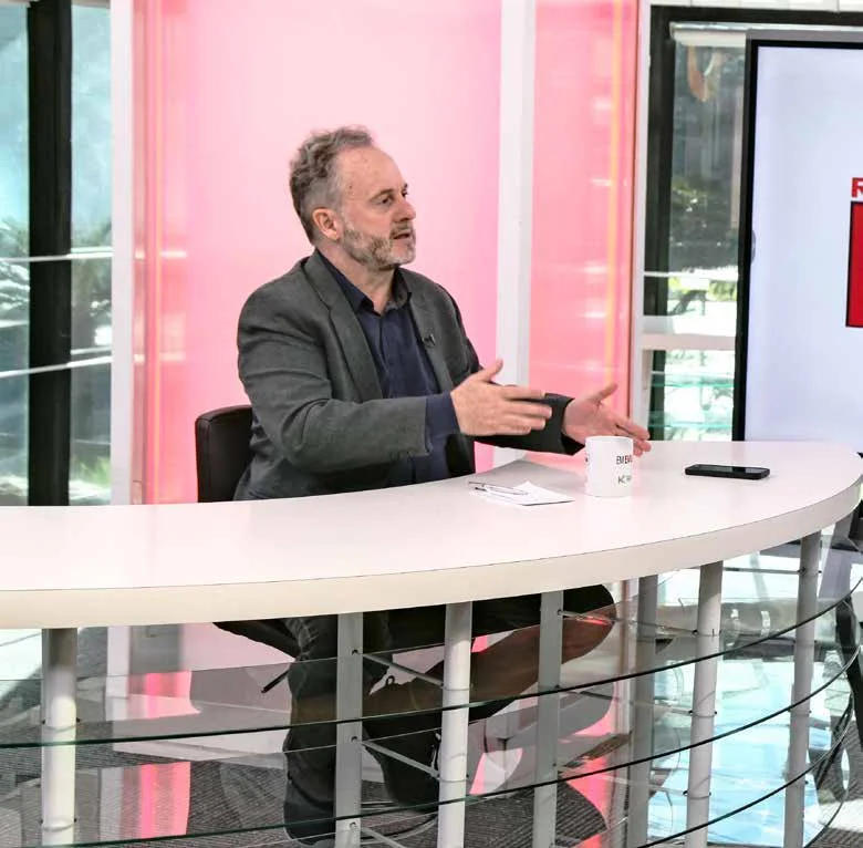 Nelcir André Varnier no programa Em Evidência na TV