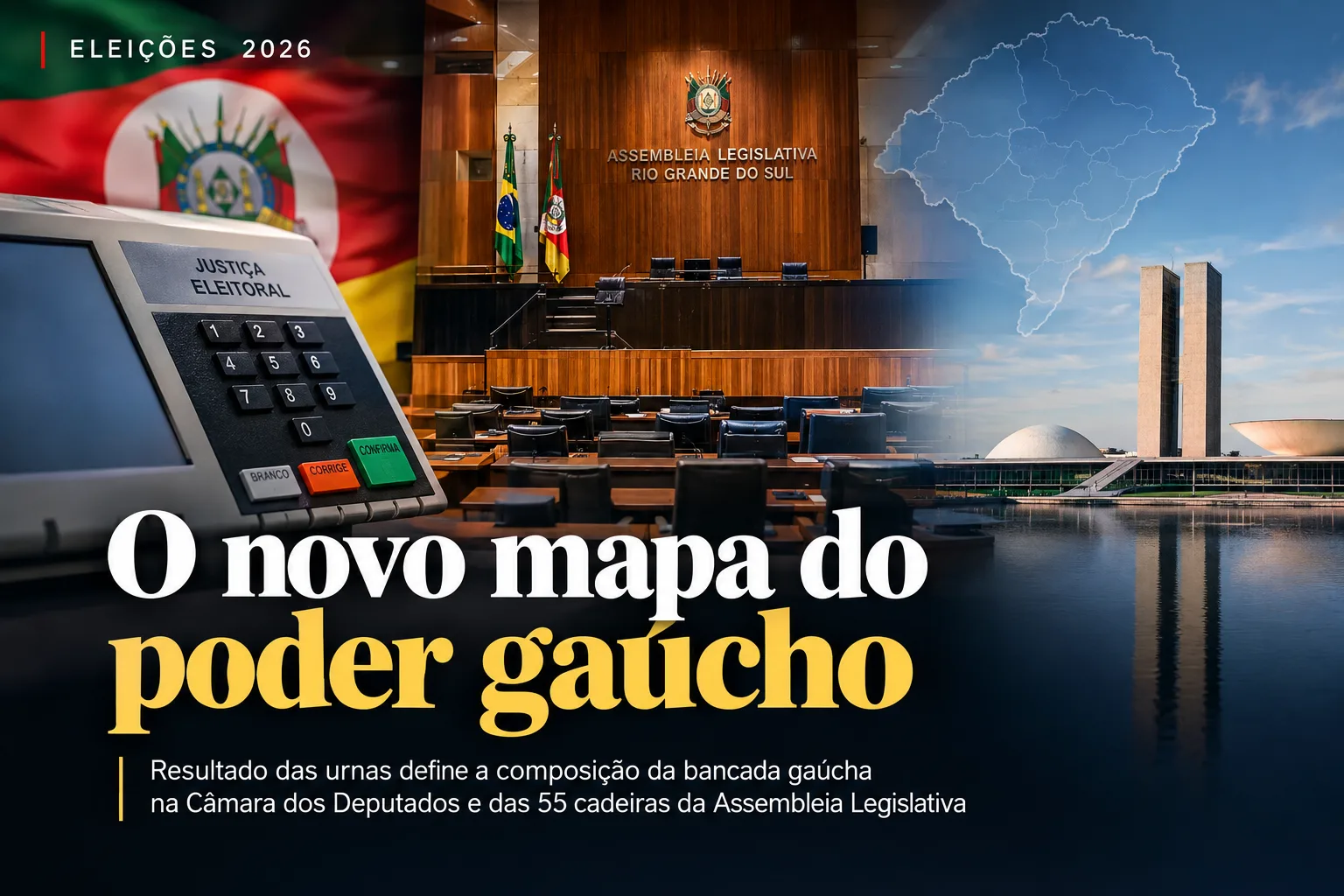 Rio Grande do Sul define 86 deputados para a próxima legislatura