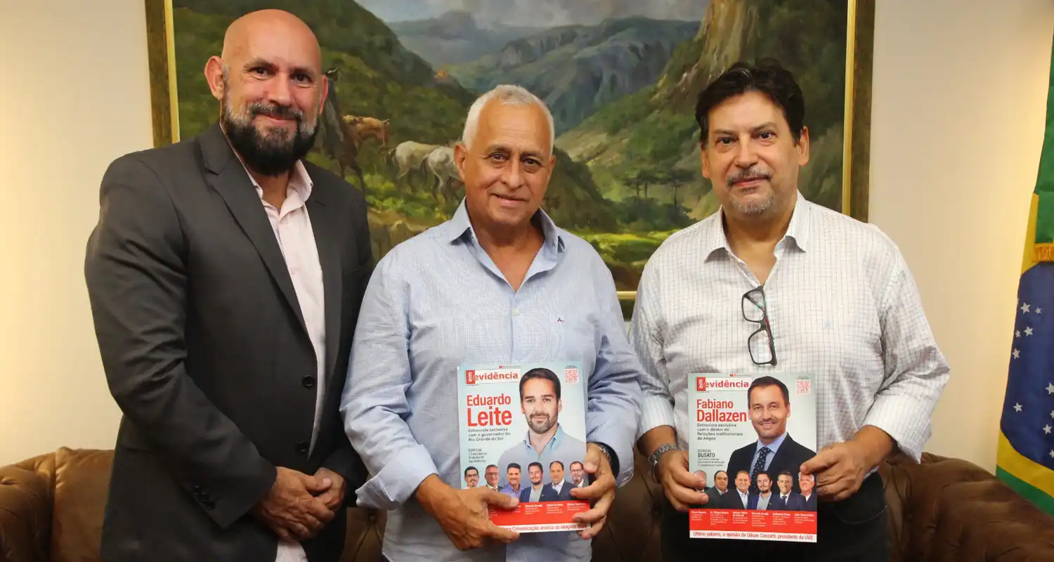 Presidente do TCE-RS, Marco Peixoto, reforça time de colunistas na revista Em Evidência e no site revistaemevidencia.com.br