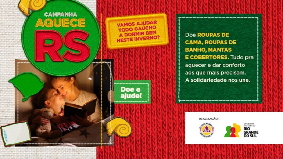 Campanha do Agasalho Aquece RS 2025